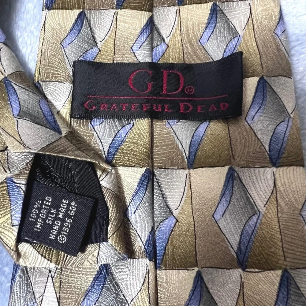 Grateful Dead Spoonful of Diamonds Twenty‑First Set Silk Tie GD Neckwear Vintage